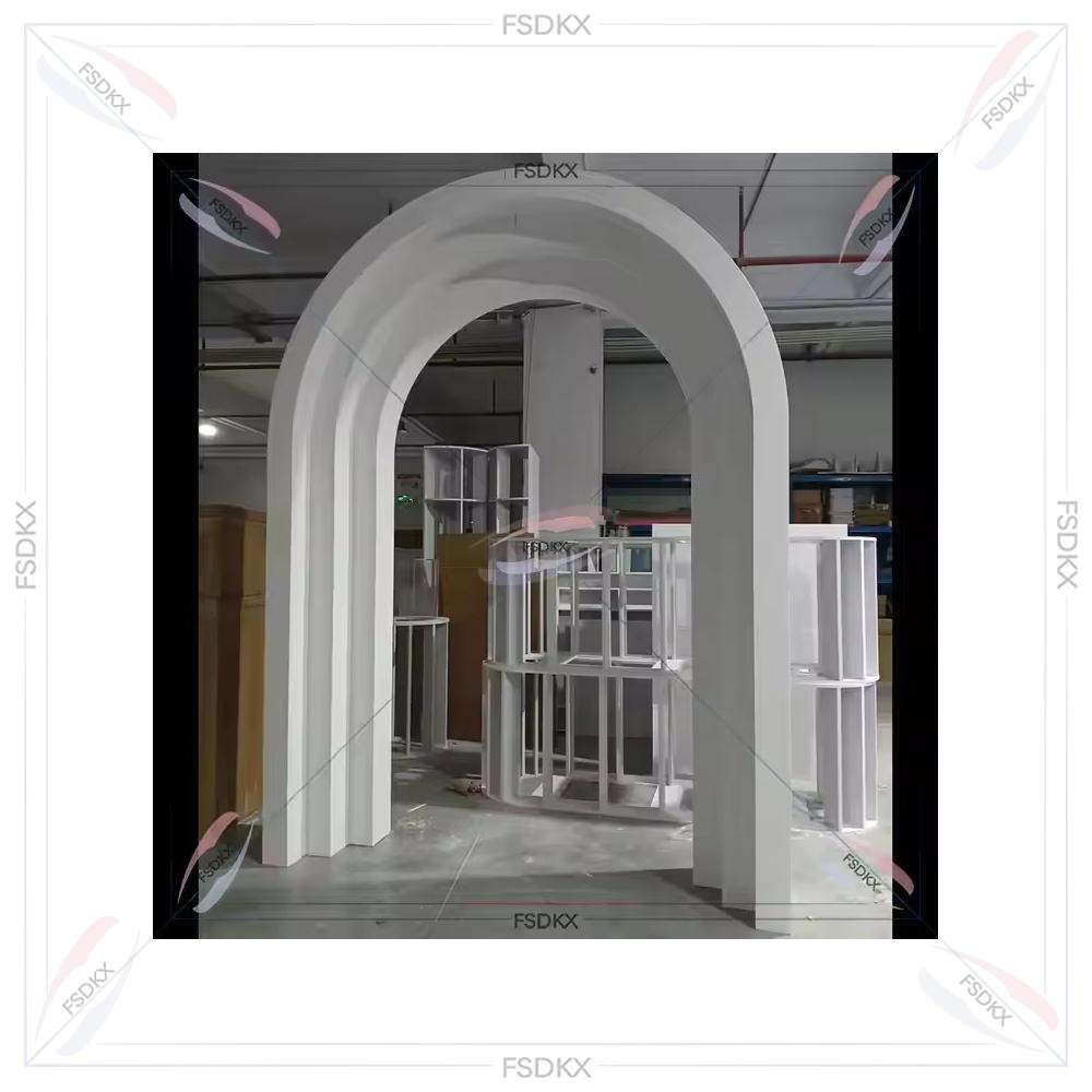 Luxury White  PVC Acrylic Wall - đánh giá và giá Party Event Supplier