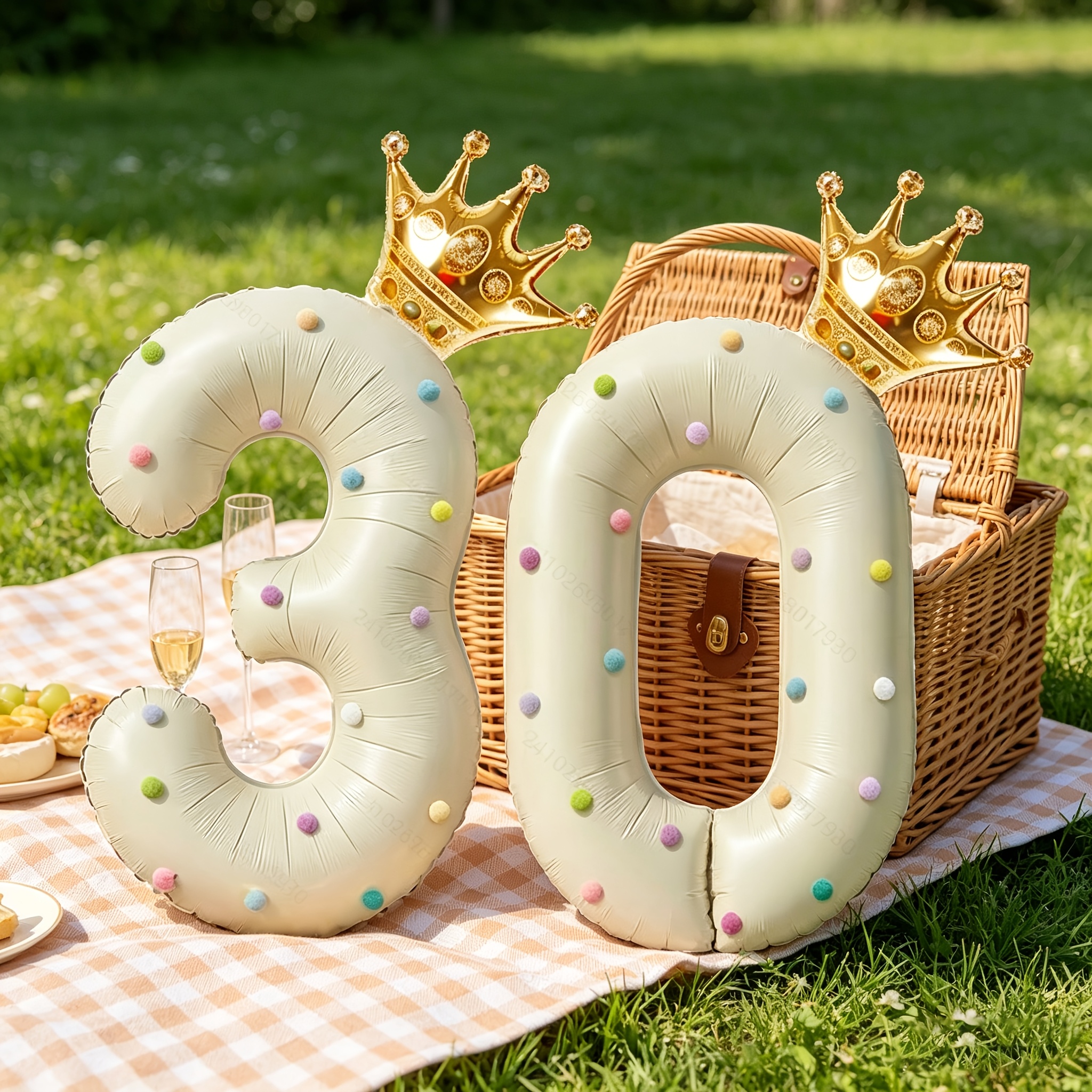 Large 40inch Cream-Colored Num - đánh giá và giá Party Event Supply Store