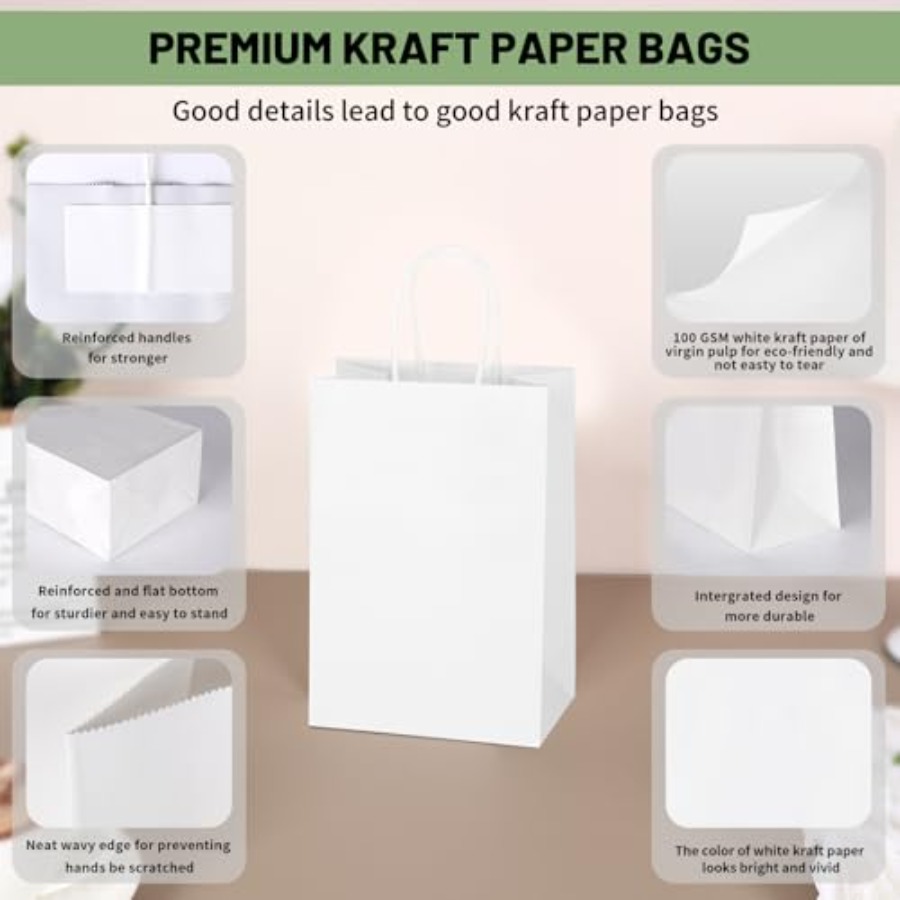 100 Pack 5.25x3.25x8.5 Inch Sm - đánh giá và giá Party Favor Bag