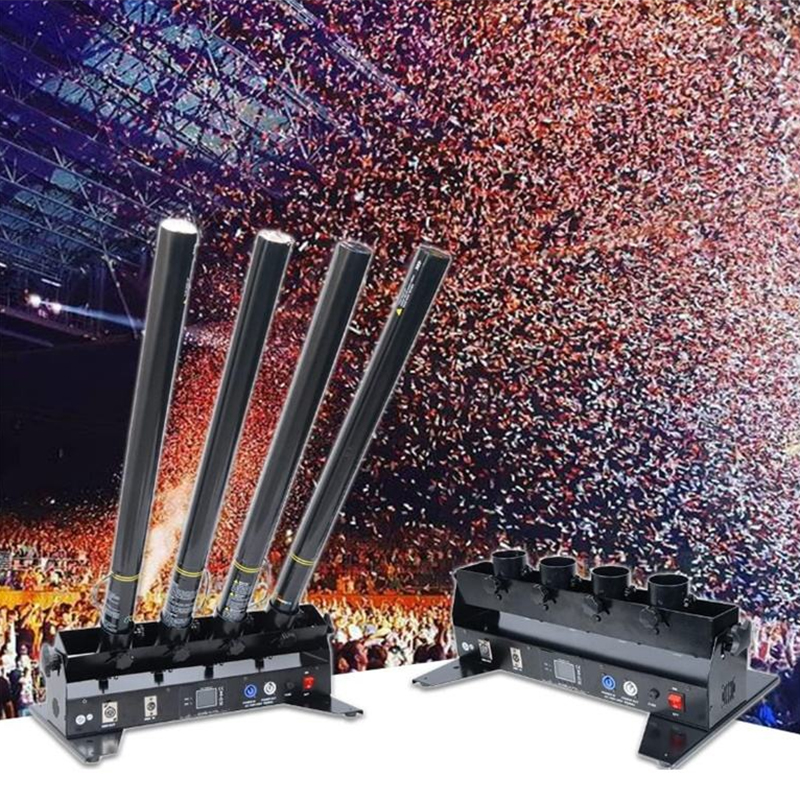 4-Tube Electric Confetti Blast - đánh giá và giá Confetti Cannon Tube