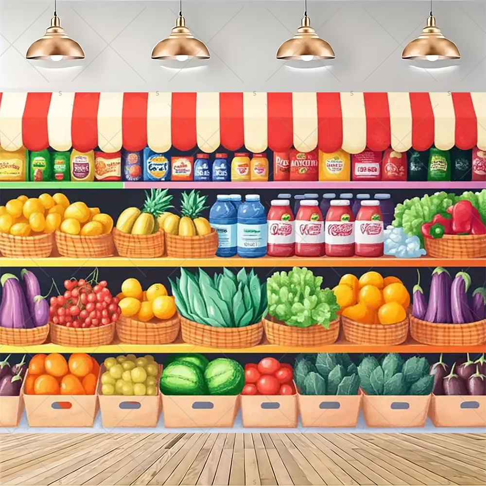 Colorful Supermarket Shelf Bac - đánh giá và giá Party Event Supply Store