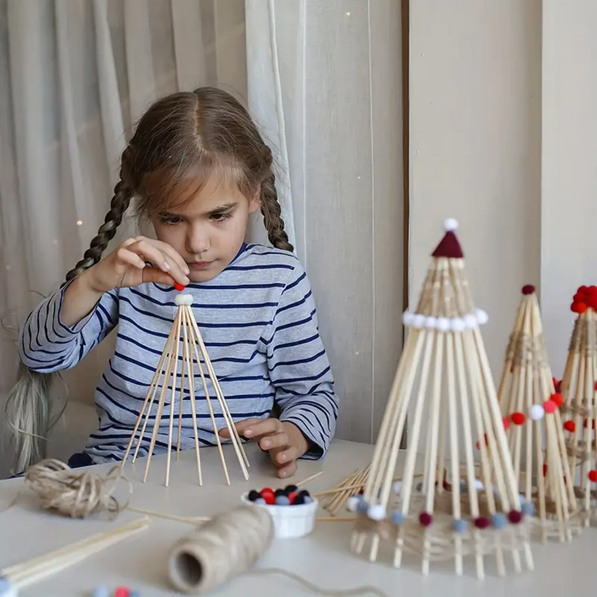 DIY Bamboo Sticks 50/100pcs Na - đánh giá và giá Cotton Candy Cone