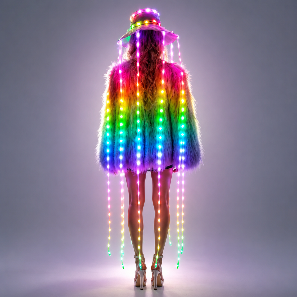 LED Jellyfish Hat Full Color L - đánh giá và giá Event Party Dj