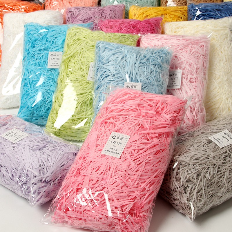 100g raffi Colorful Shredded C - đánh giá và giá Paper Straw Color