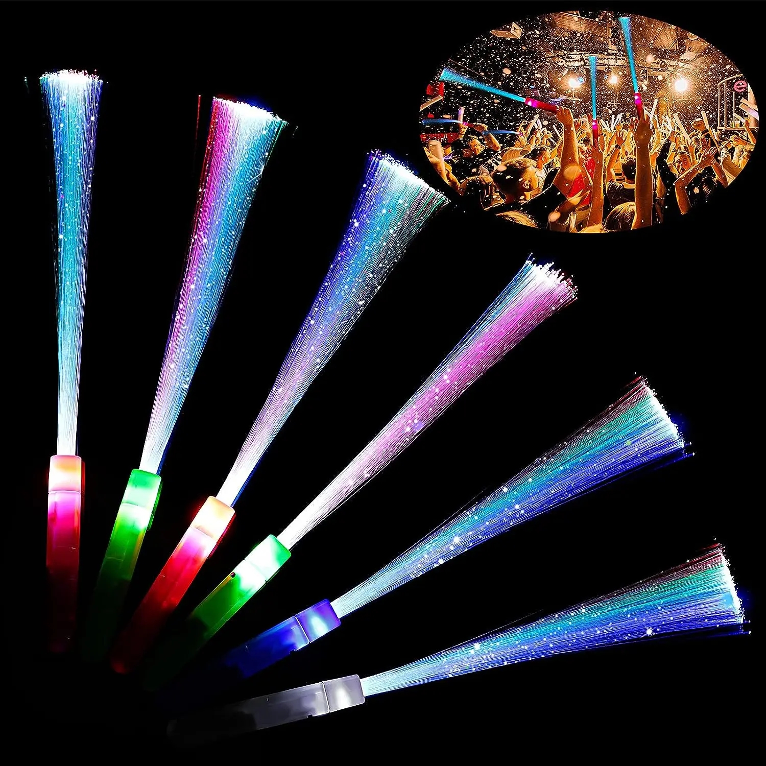 8/12/16Pcs Fiber Optic Wands G - đánh giá và giá Cotton Candy Cone