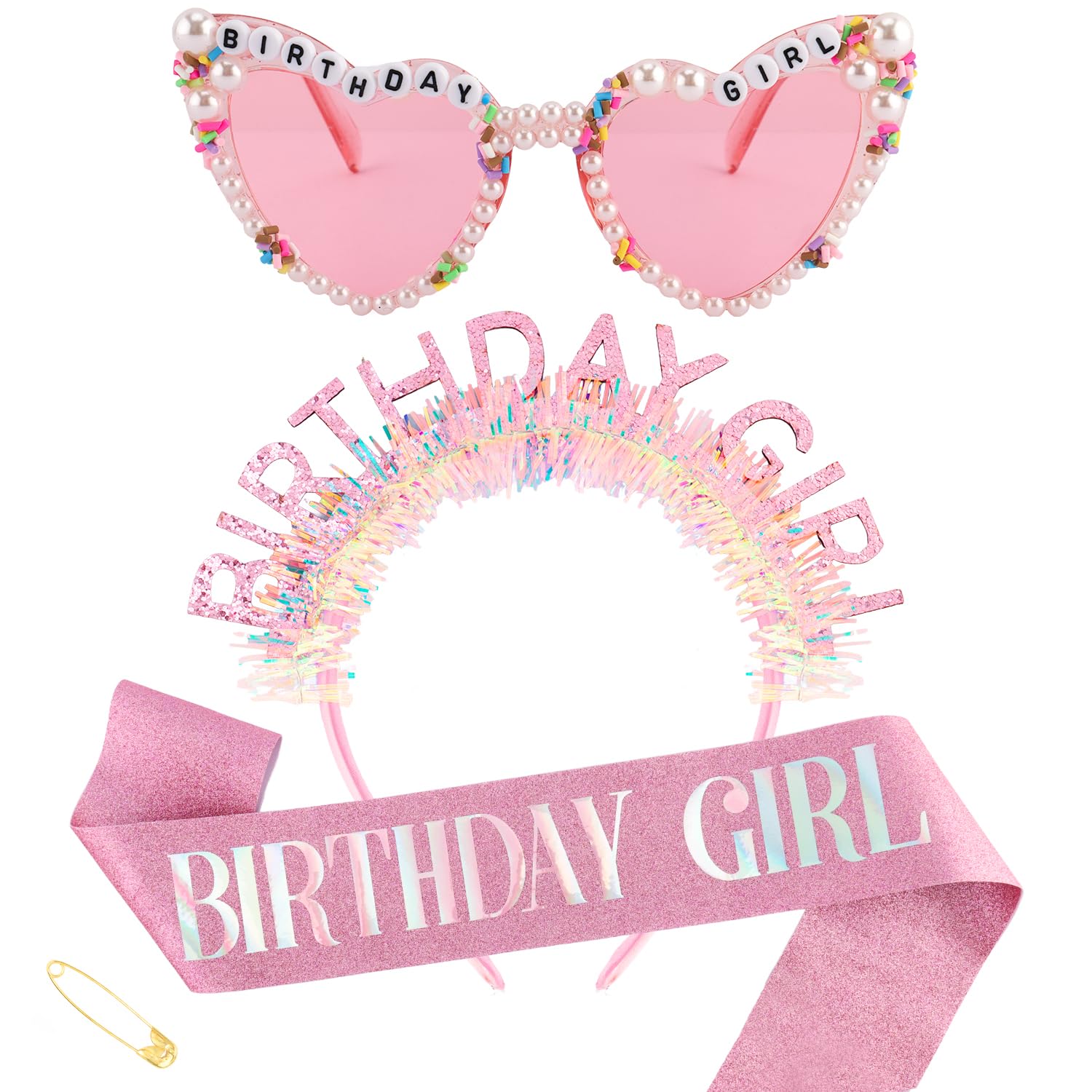 Birthday Girl Headband Sash Su - đánh giá và giá Birthday Sash Glitter