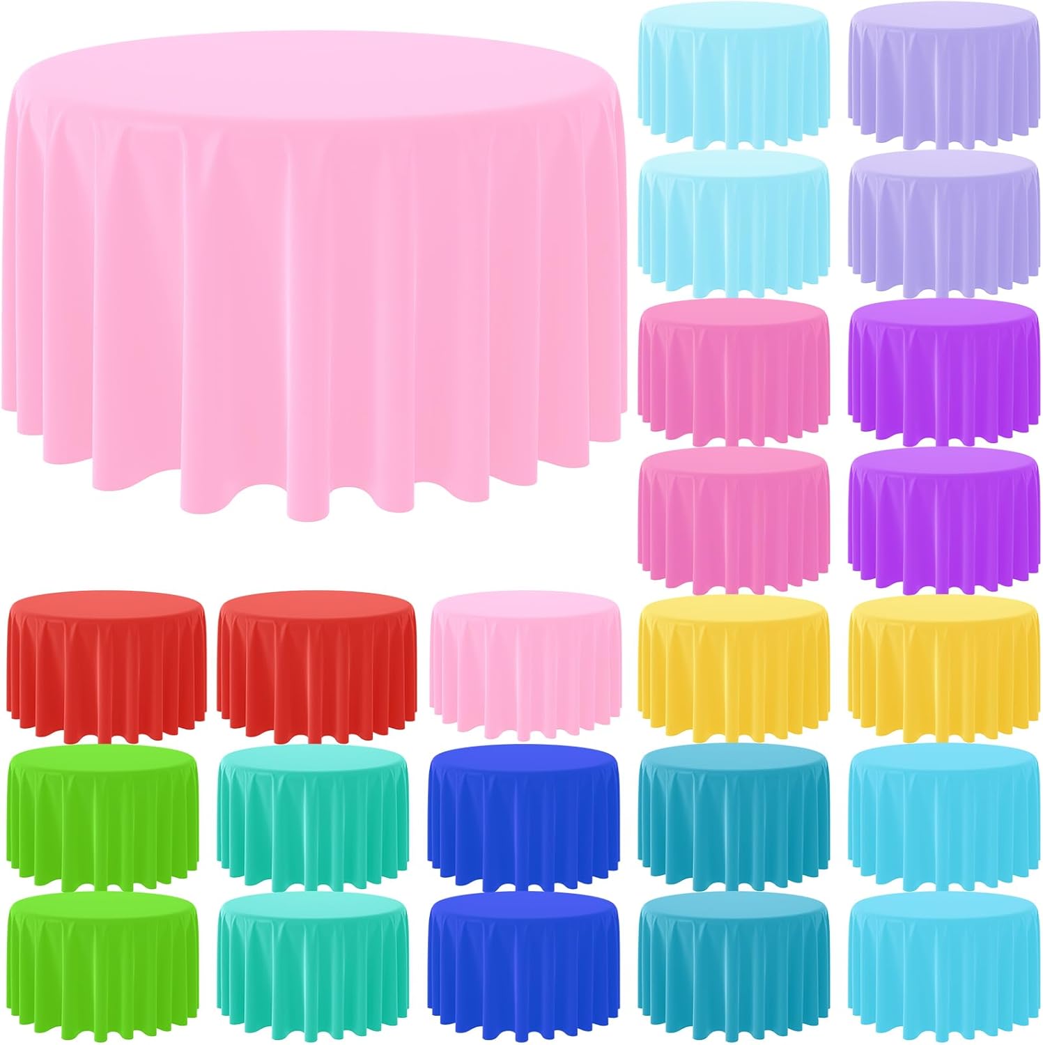 Disposable Round Solid Color T - đánh giá và giá Table Cloth Disposable