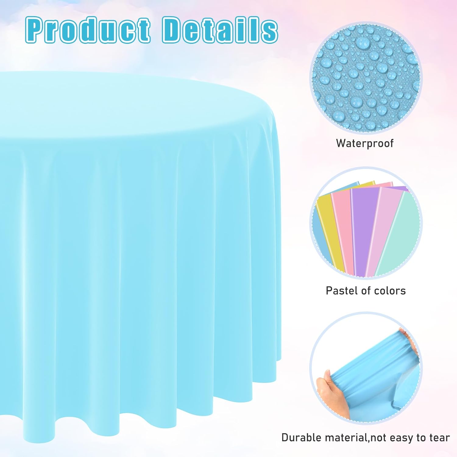 Disposable Round Solid Color T - đánh giá và giá Table Cloth Disposable
