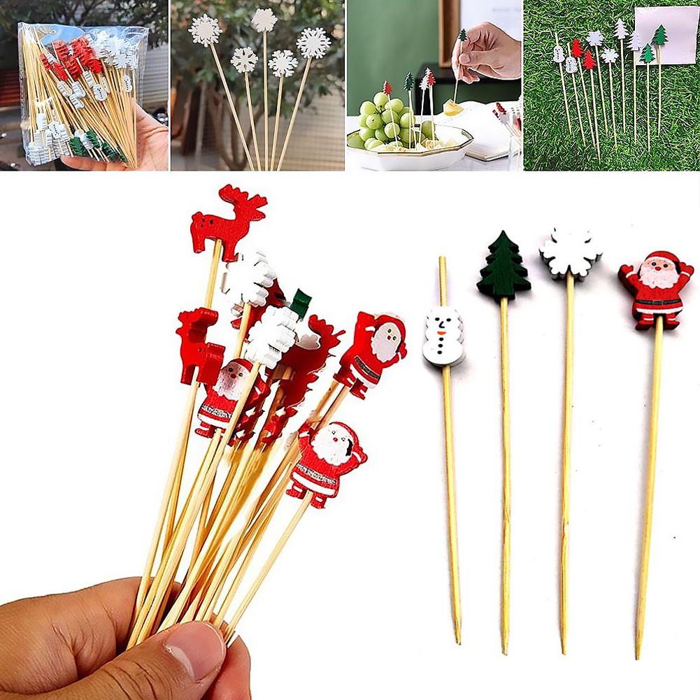 50Pcs Christmas Cocktail Picks - đánh giá và giá Centerpiece Stick