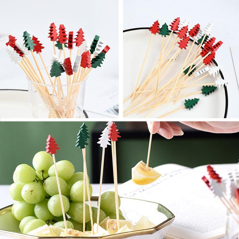 50Pcs Christmas Cocktail Picks - đánh giá và giá Centerpiece Stick