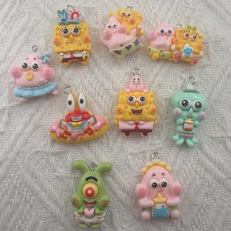 10pcs cartoon resin pendant, D - đánh giá và giá Event Party
