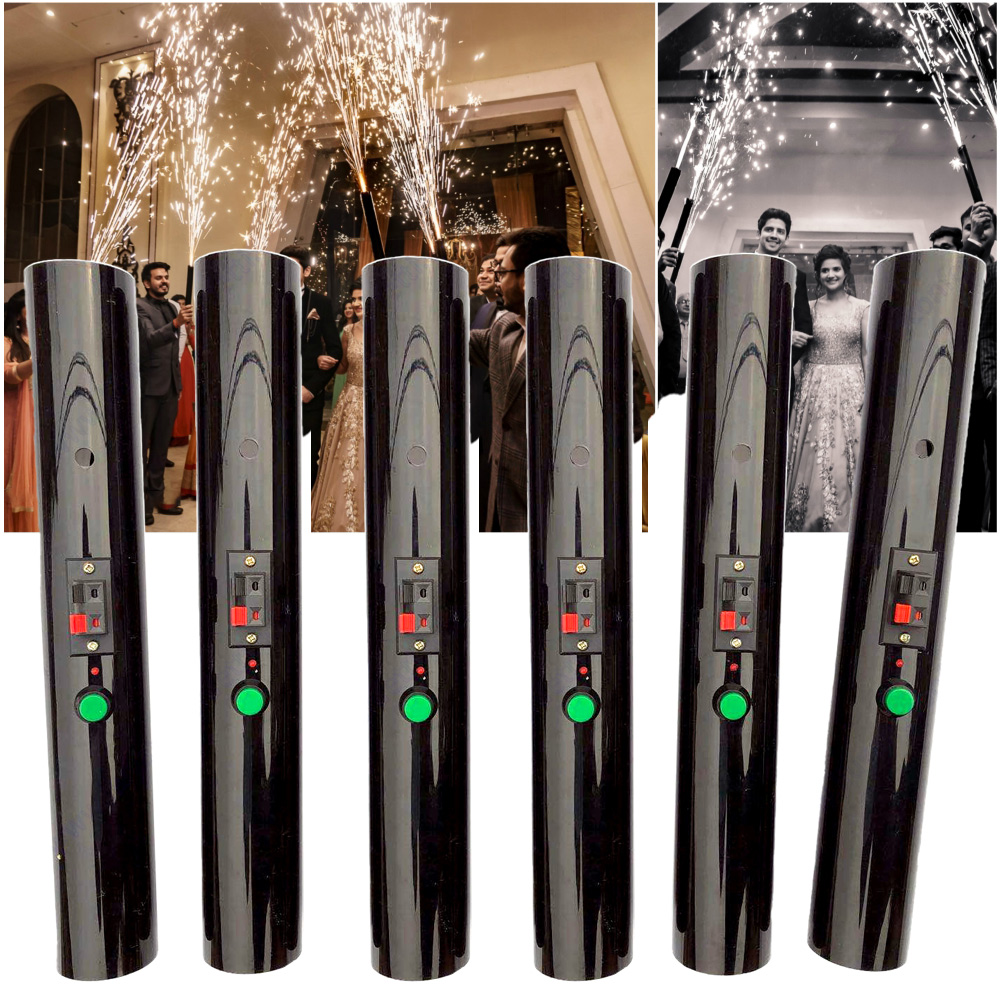 Bộ 6 Cầm Tay Pyro Bắn Súng Pyr - đánh giá và giá Confetti Cannon Tube