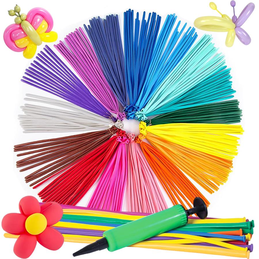 101/201pcs Long Strip Balloon  - đánh giá và giá Balloon Pump Hand