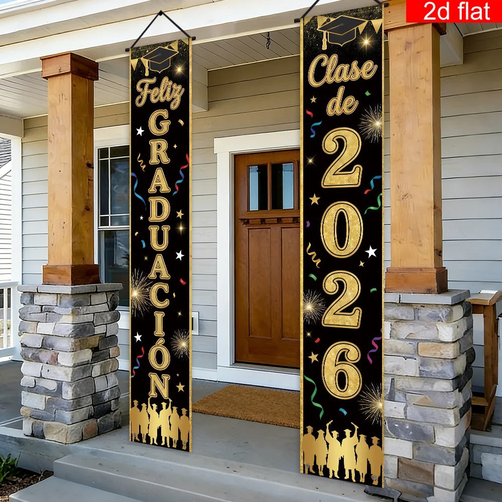 Feliz Graduacion Class of 2026 - đánh giá và giá Party Banner Gold