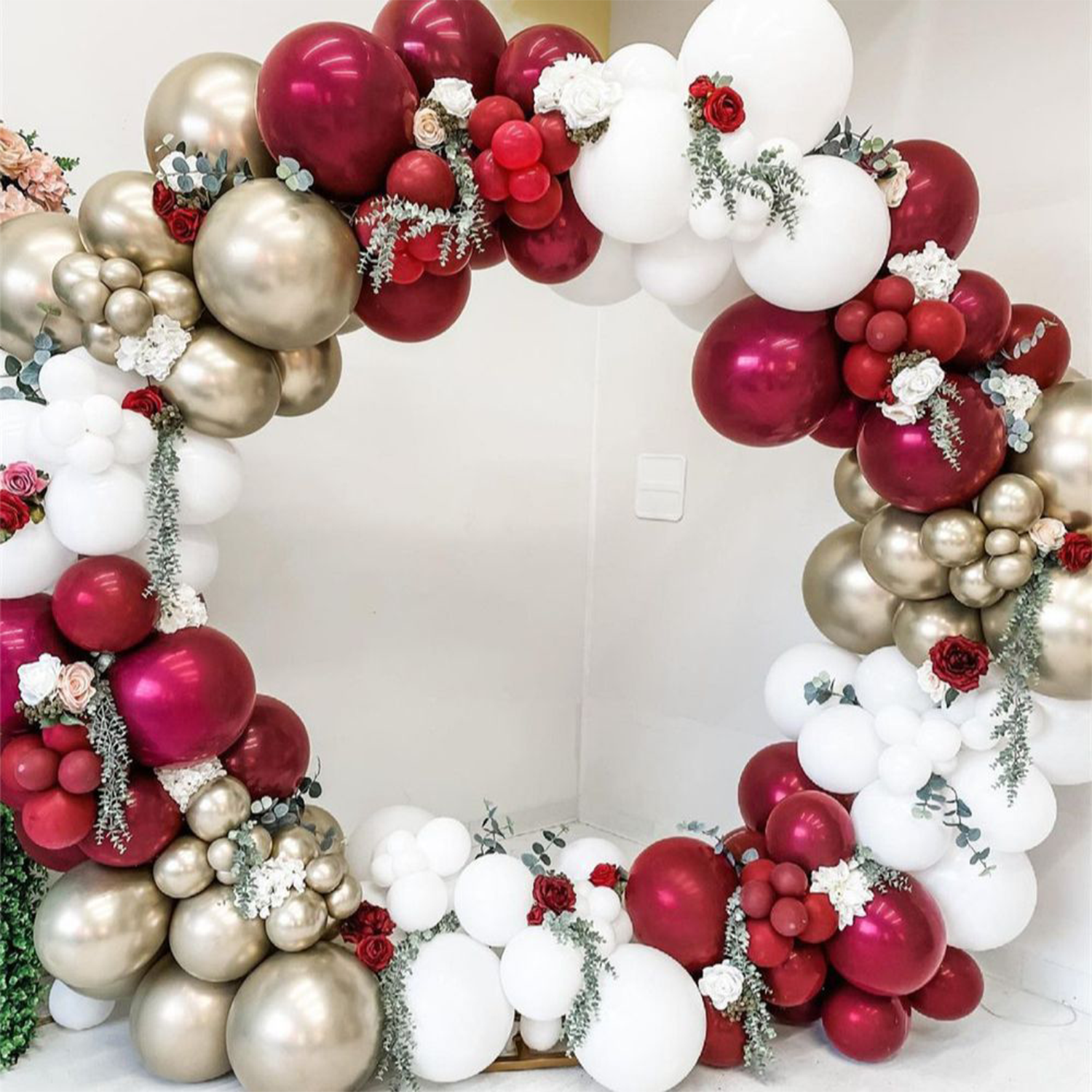 Garnet Balloon Set Garland Arc - đánh giá và giá Party Event Supplier